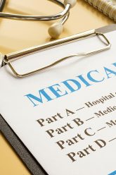 Stethoscope With Medicare Form With Parts List.